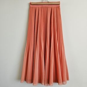 Aritzia Wilfred Twirl Skirt in Coral, US S